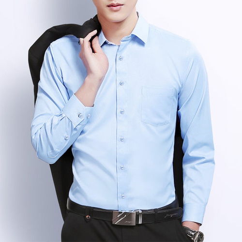 春秋季白色襯衫男長袖職業修身男士襯衣韓版黑色打底商務薄款棉寸