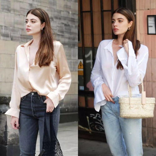 15襯衫 闊腿褲,早秋最美氣質搭配