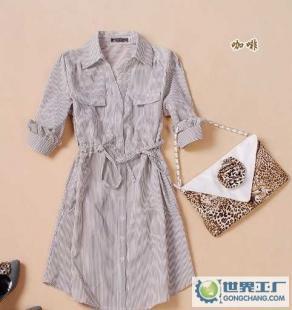 Q2371【新】女式上衣 女式休閑衫衣 條紋長款襯衫_二手設備轉讓_世界工廠網中國產品信息庫