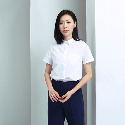 璐絲百麗純棉白襯衫 經(jīng)典通勤與韓范時(shí)尚的完美融合